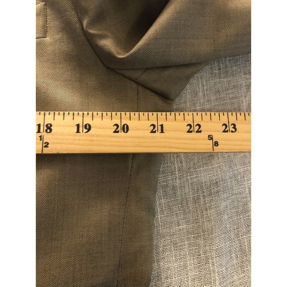 Joseph Abboud Suit Jacket Mens 44L Beige Wool Loro Piana Super 120s 2 Button USA - Picture 9 of 12